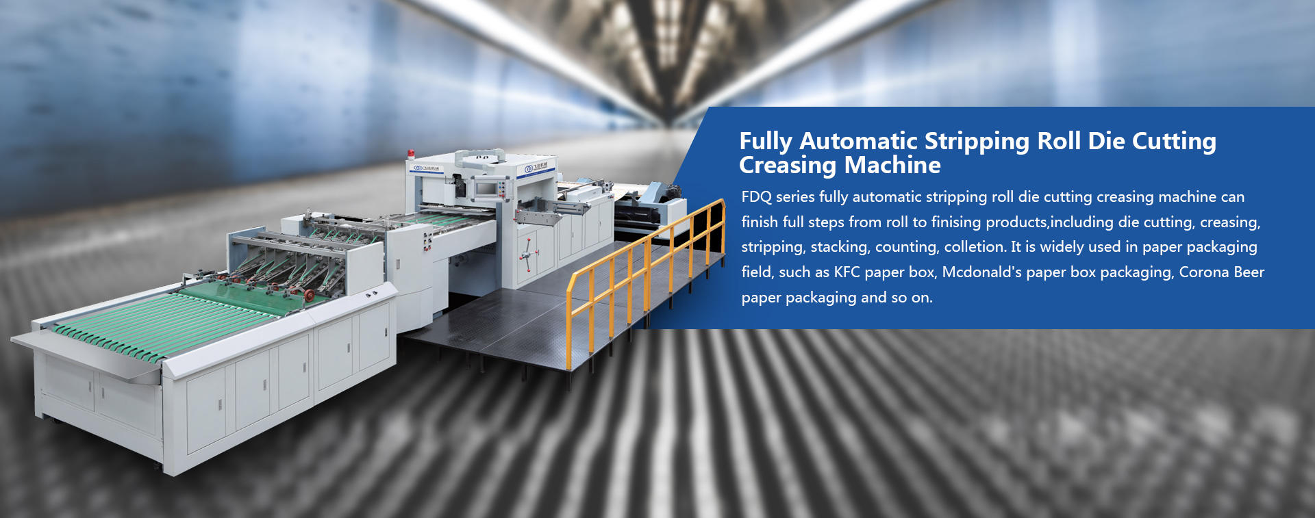 Fully Automatic Stripping Roll Die CuttingCreasing Machine